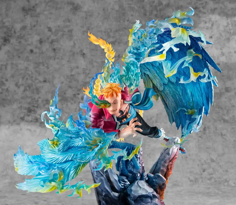 One Piece P.O.P MAS Maximum PVC socha Marco the Phoenix vůdce 1. skupiny pirátů Bělovouse 32 cm fotografii produktu