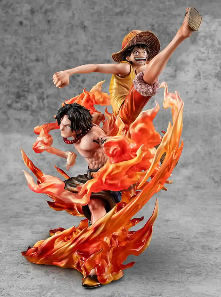 One Piece P.O.P NEO-Maximum PVC Soška Luffy & Ace Bond between brothers 20th Limited Ver. 25 cm fotografii produktu