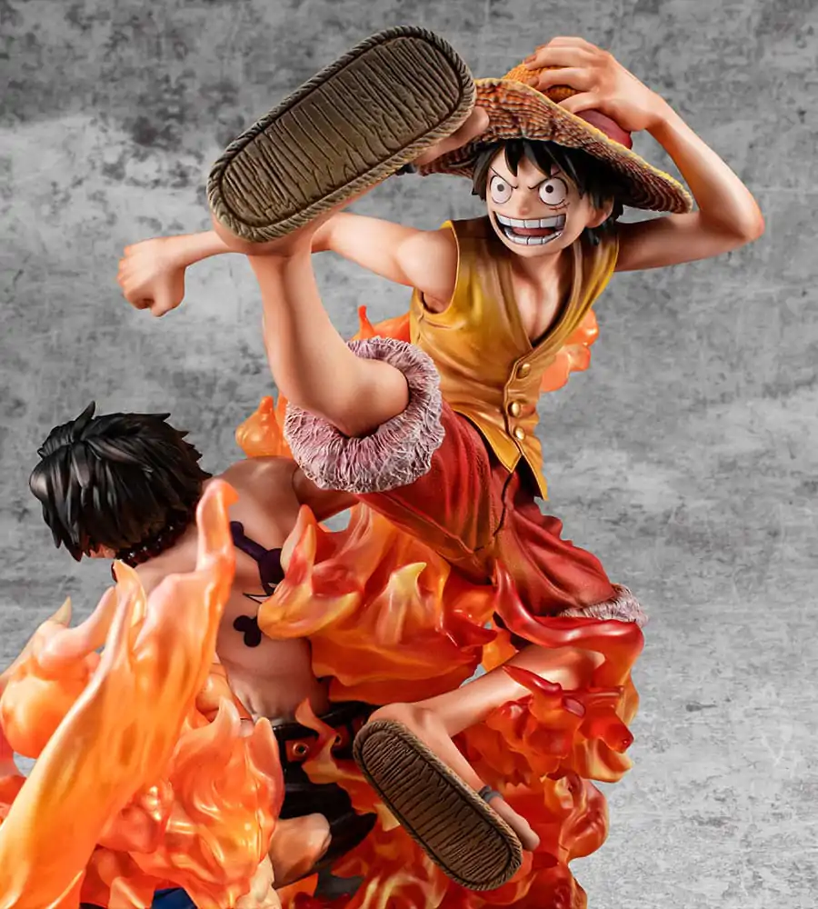 One Piece P.O.P NEO-Maximum PVC Soška Luffy & Ace Bond between brothers 20th Limited Ver. 25 cm fotografii produktu