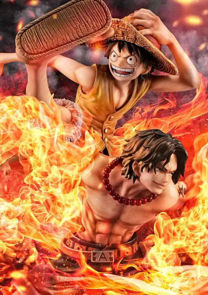 One Piece P.O.P NEO-Maximum PVC Soška Luffy & Ace Bond between brothers 20th Limited Ver. 25 cm fotografii produktu