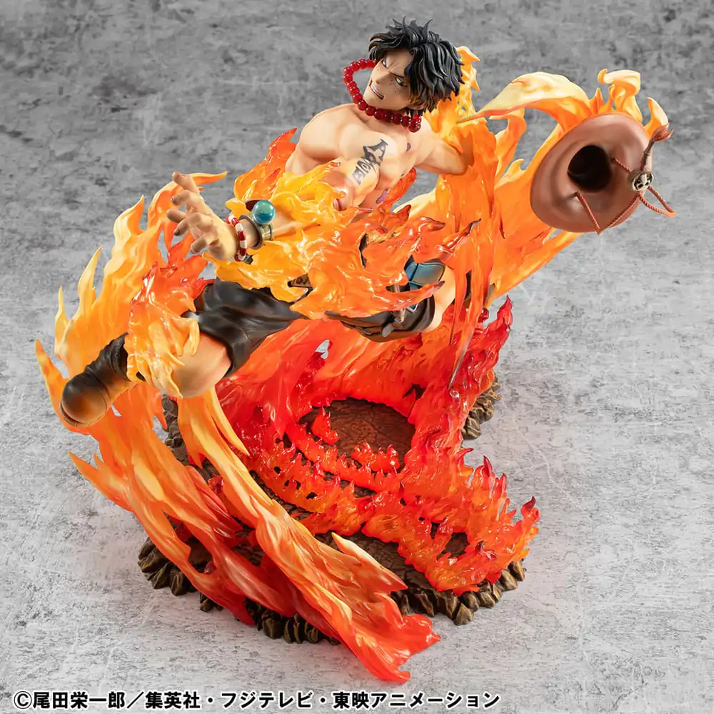 One Piece P.O.P NEO-Maximum PVC socha Portgas D. Ace 15. výročí Super limitovaná dotisk Ver. 23 cm fotografii produktu