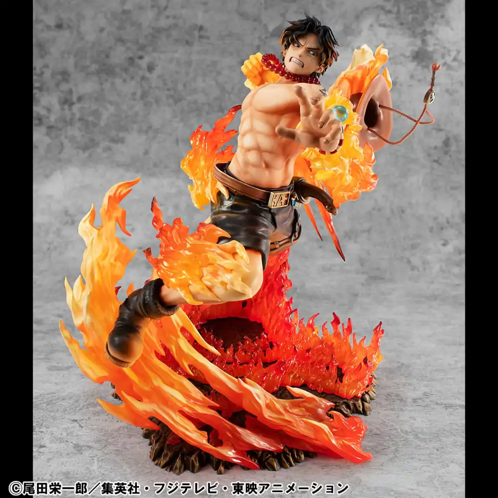 One Piece P.O.P NEO-Maximum PVC socha Portgas D. Ace 15. výročí Super limitovaná dotisk Ver. 23 cm fotografii produktu