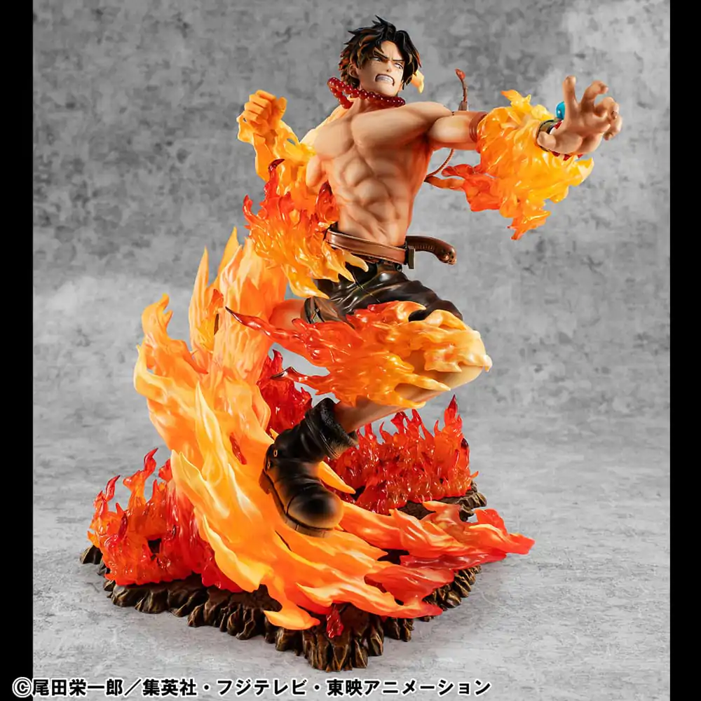 One Piece P.O.P NEO-Maximum PVC socha Portgas D. Ace 15. výročí Super limitovaná dotisk Ver. 23 cm fotografii produktu