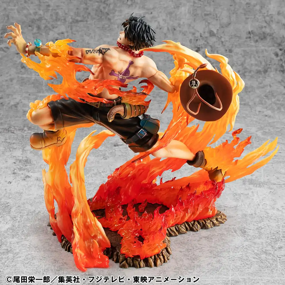 One Piece P.O.P NEO-Maximum PVC socha Portgas D. Ace 15. výročí Super limitovaná dotisk Ver. 23 cm fotografii produktu