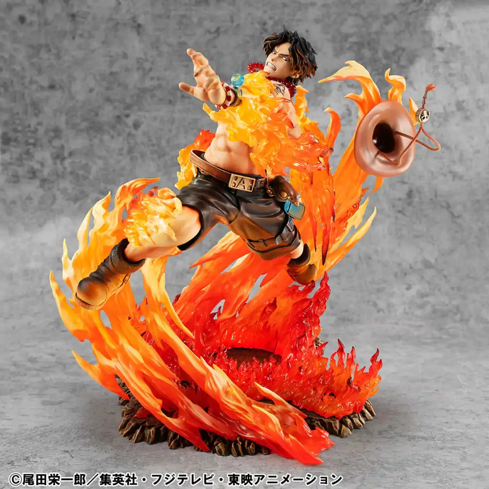 One Piece P.O.P NEO-Maximum PVC socha Portgas D. Ace 15. výročí Super limitovaná dotisk Ver. 23 cm fotografii produktu