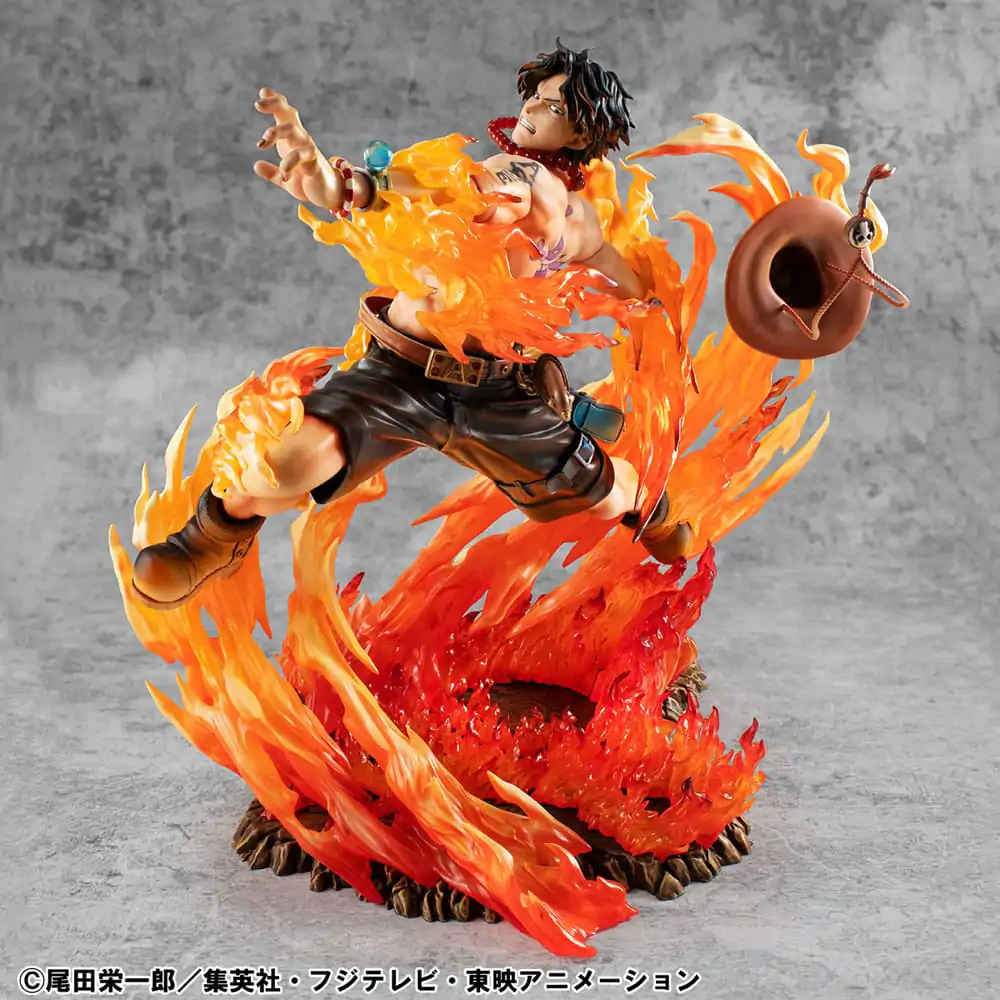 One Piece P.O.P NEO-Maximum PVC socha Portgas D. Ace 15. výročí Super limitovaná dotisk Ver. 23 cm fotografii produktu