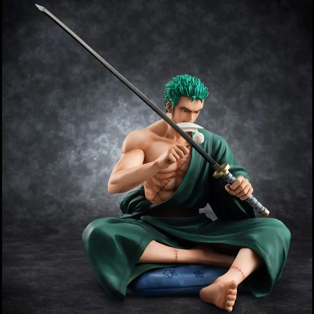 One Piece P.O.P S.O.C PVC socha 1/8 Roronoa Zorro 13 cm fotografii produktu