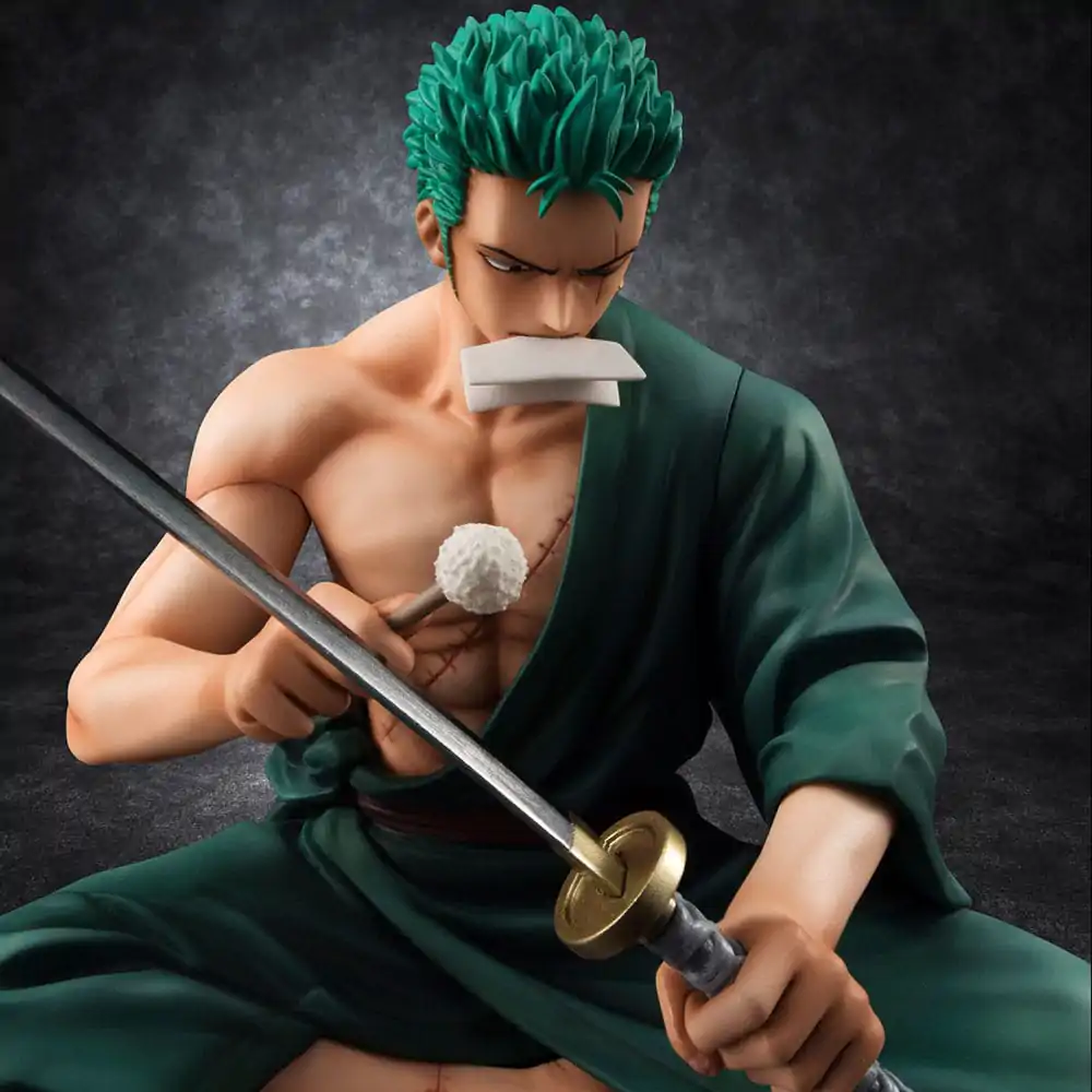 One Piece P.O.P S.O.C PVC socha 1/8 Roronoa Zorro 13 cm fotografii produktu