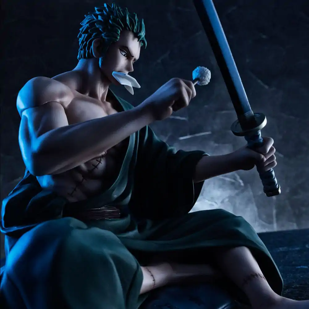 One Piece P.O.P S.O.C PVC socha 1/8 Roronoa Zorro 13 cm fotografii produktu