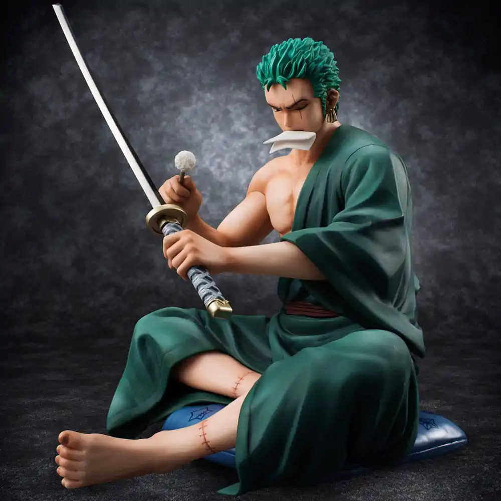 One Piece P.O.P S.O.C PVC socha 1/8 Roronoa Zorro 13 cm fotografii produktu