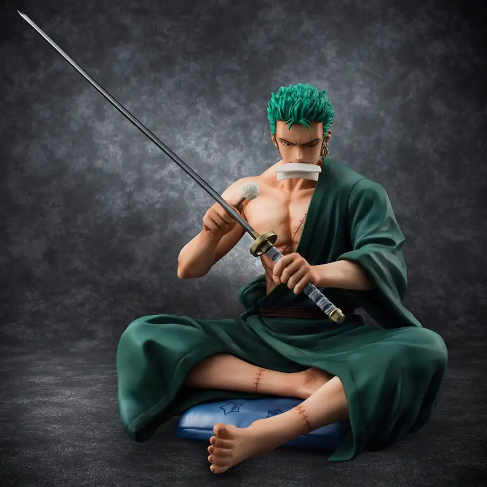 One Piece P.O.P S.O.C PVC socha 1/8 Roronoa Zorro 13 cm fotografii produktu
