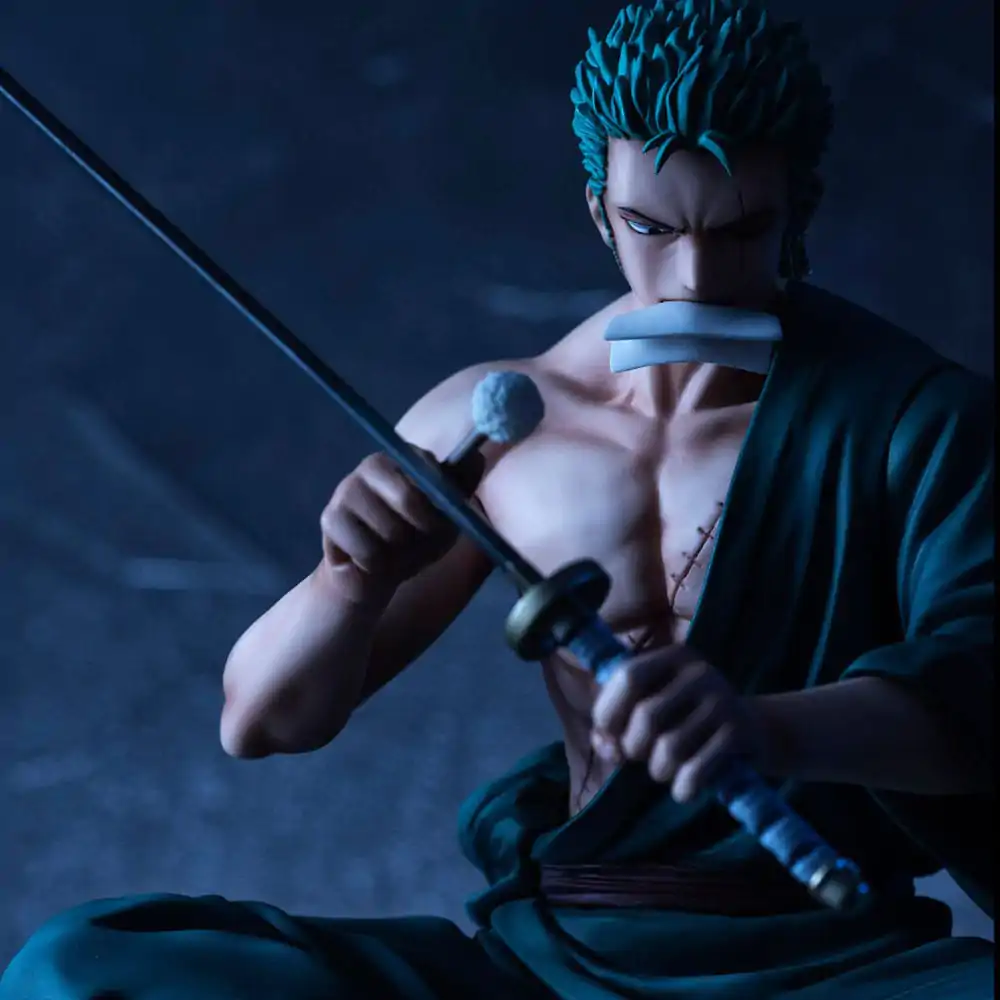 One Piece P.O.P S.O.C PVC socha 1/8 Roronoa Zorro 13 cm fotografii produktu