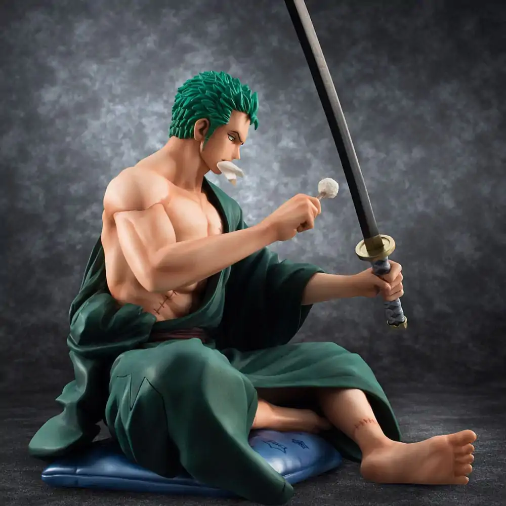 One Piece P.O.P S.O.C PVC socha 1/8 Roronoa Zorro 13 cm fotografii produktu