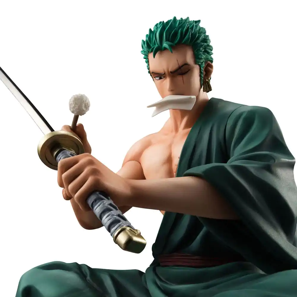 One Piece P.O.P S.O.C PVC socha 1/8 Roronoa Zorro 13 cm fotografii produktu