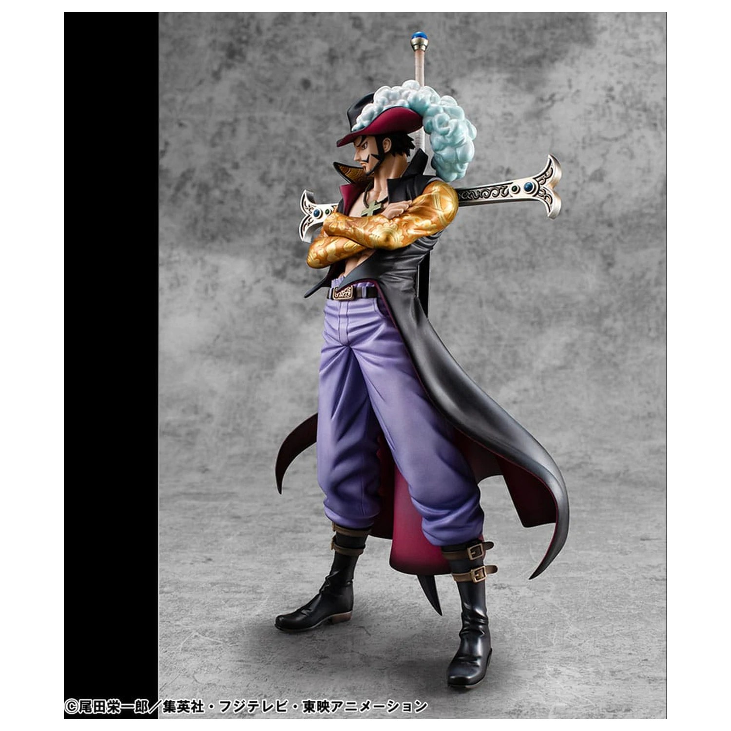 One Piece P.O.P SA-MAXIMUM PVC socha Hawk Eye Dracule Mihawk Ver. R 29 cm fotografii produktu