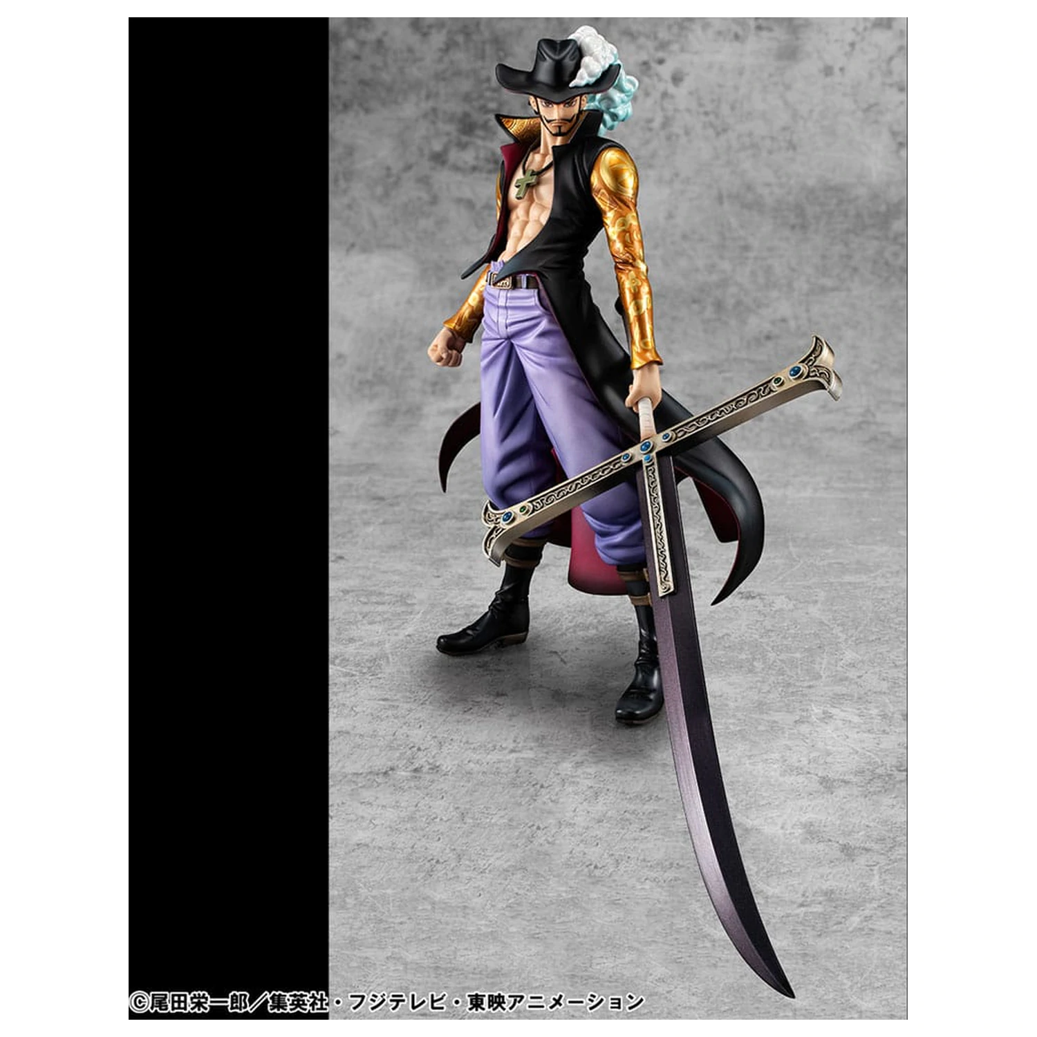 One Piece P.O.P SA-MAXIMUM PVC socha Hawk Eye Dracule Mihawk Ver. R 29 cm fotografii produktu