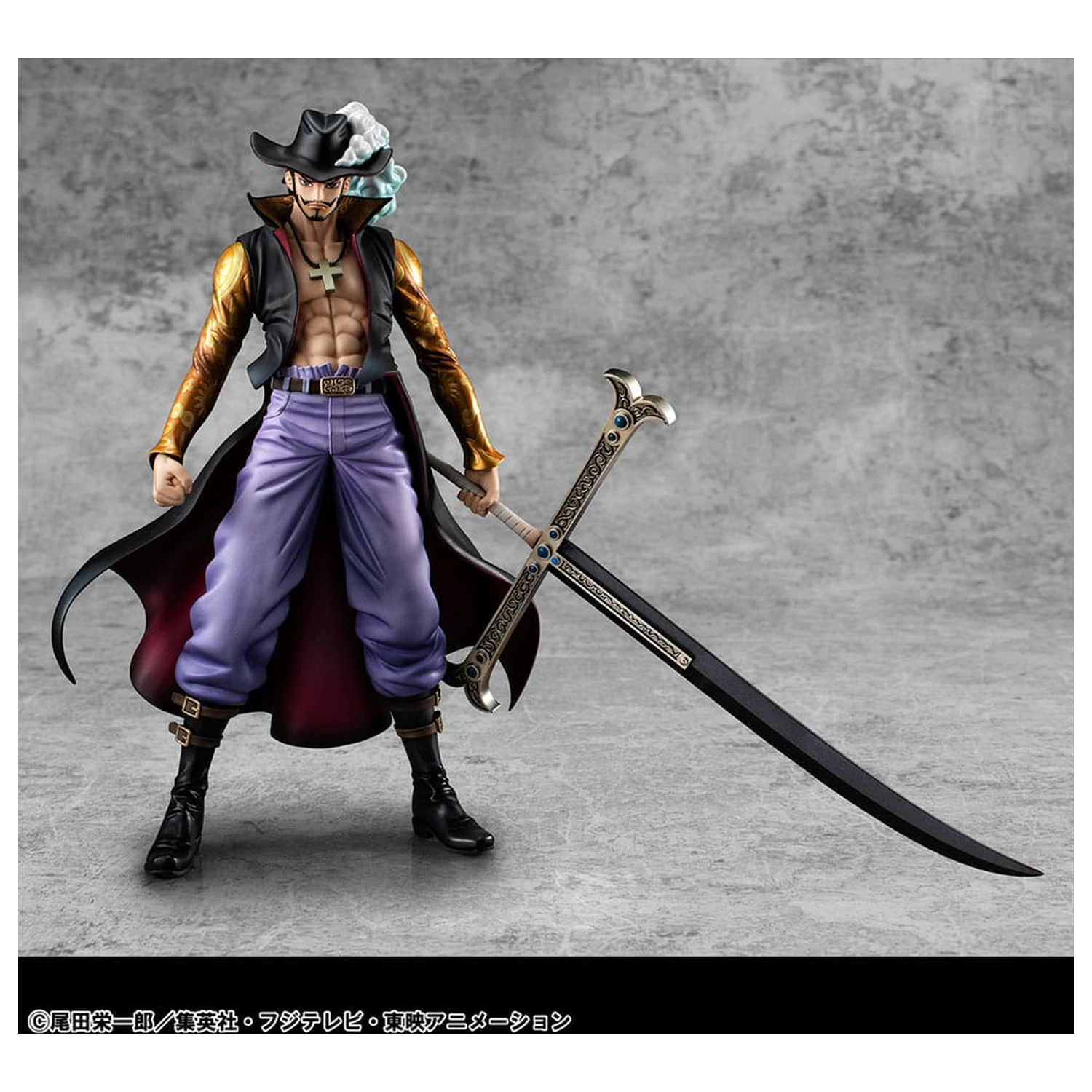 One Piece P.O.P SA-MAXIMUM PVC socha Hawk Eye Dracule Mihawk Ver. R 29 cm fotografii produktu