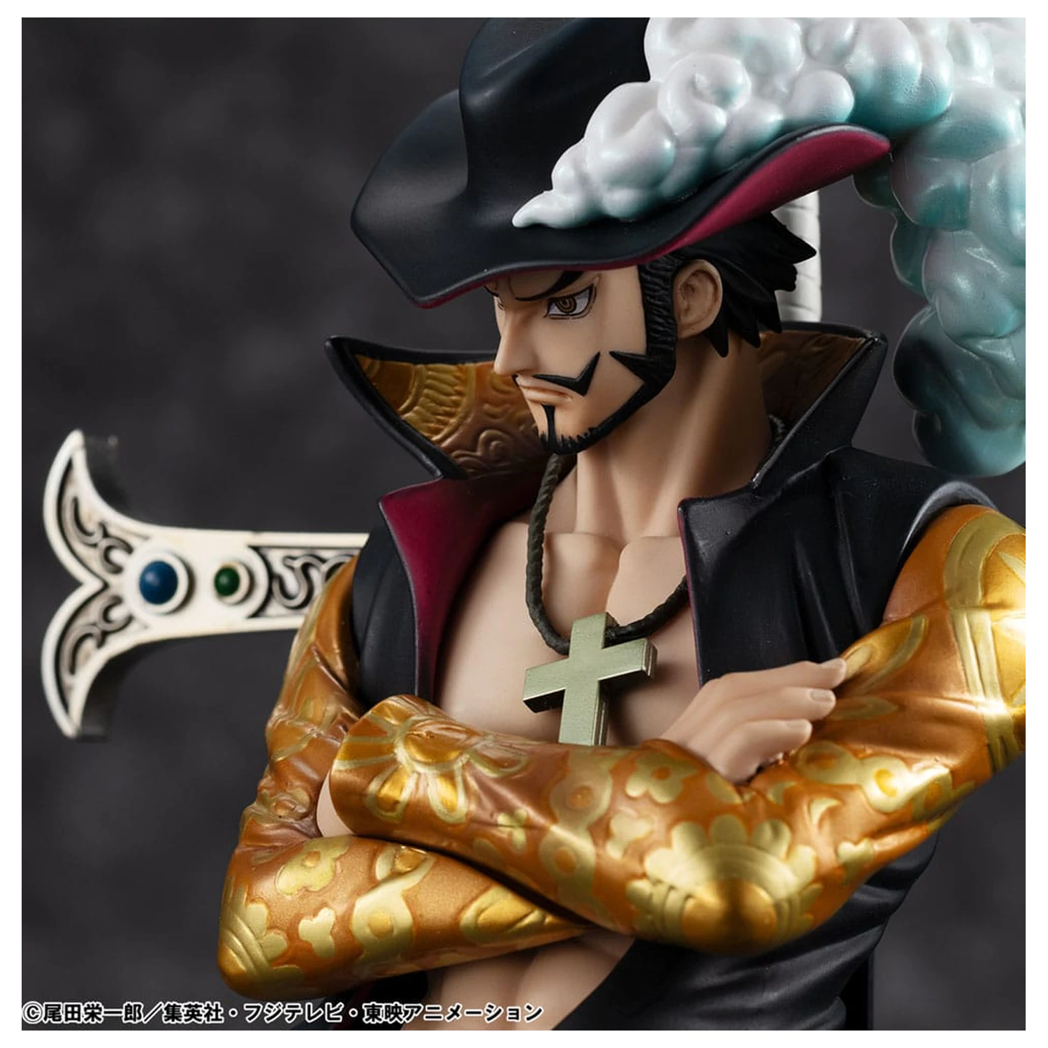 One Piece P.O.P SA-MAXIMUM PVC socha Hawk Eye Dracule Mihawk Ver. R 29 cm fotografii produktu