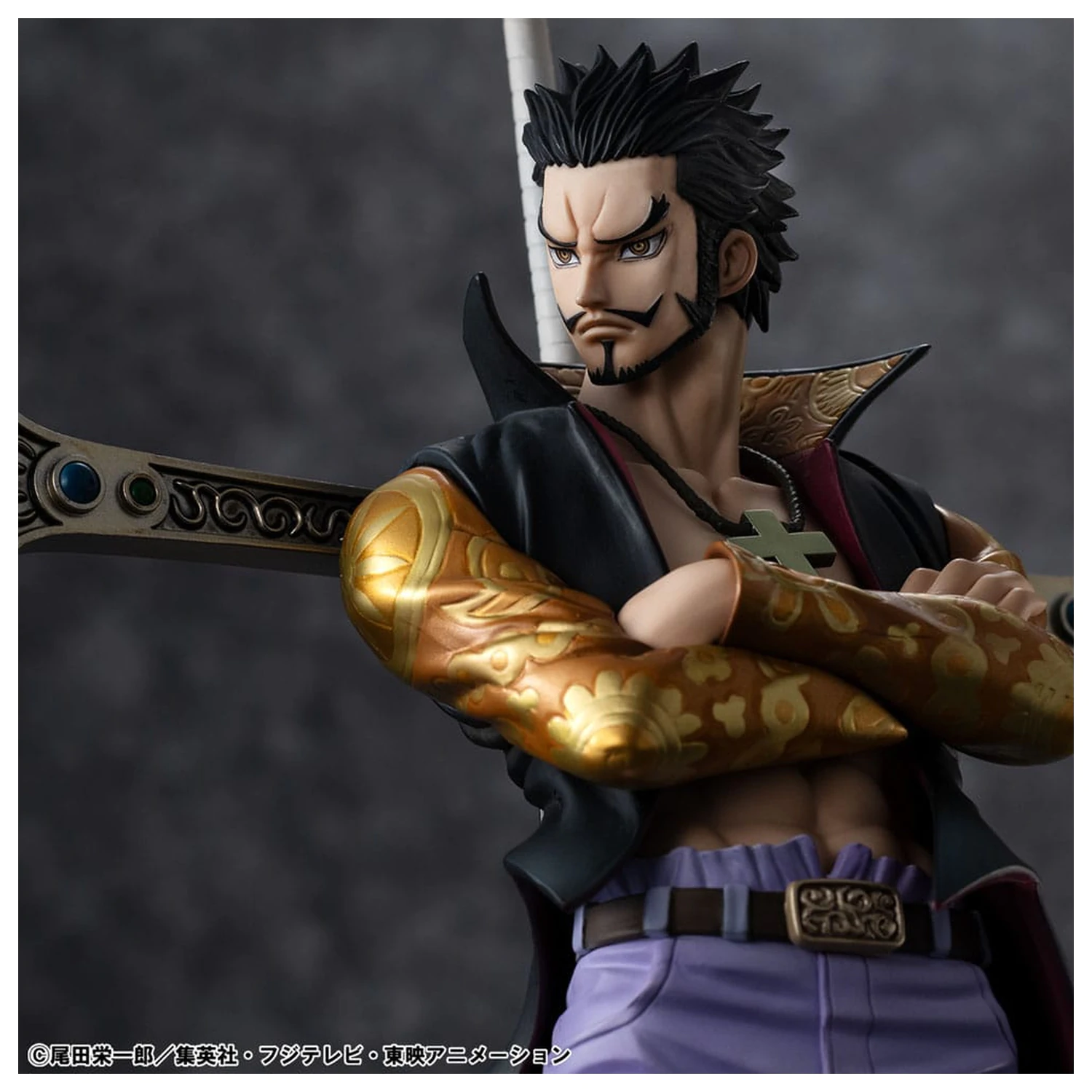 One Piece P.O.P SA-MAXIMUM PVC socha Hawk Eye Dracule Mihawk Ver. R 29 cm fotografii produktu