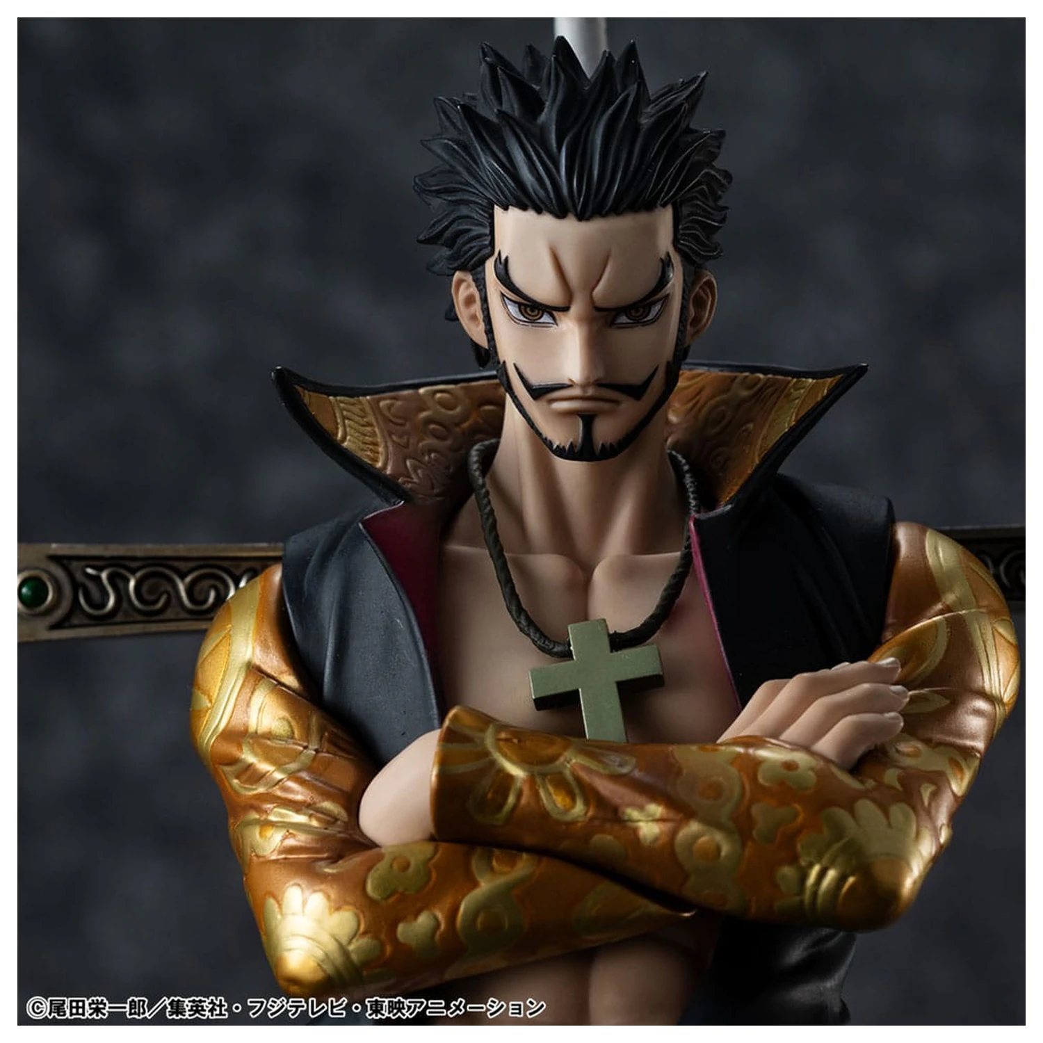 One Piece P.O.P SA-MAXIMUM PVC socha Hawk Eye Dracule Mihawk Ver. R 29 cm fotografii produktu