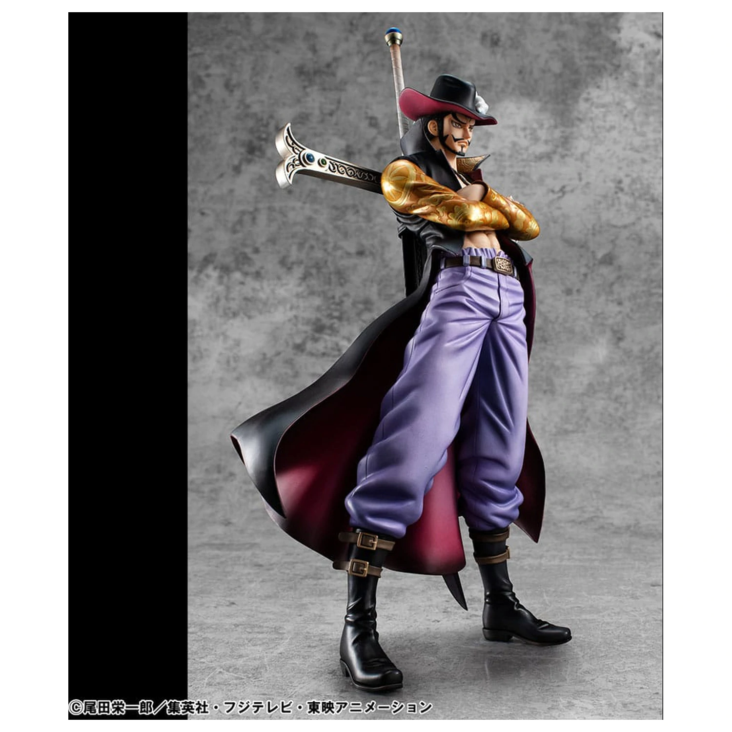 One Piece P.O.P SA-MAXIMUM PVC socha Hawk Eye Dracule Mihawk Ver. R 29 cm fotografii produktu