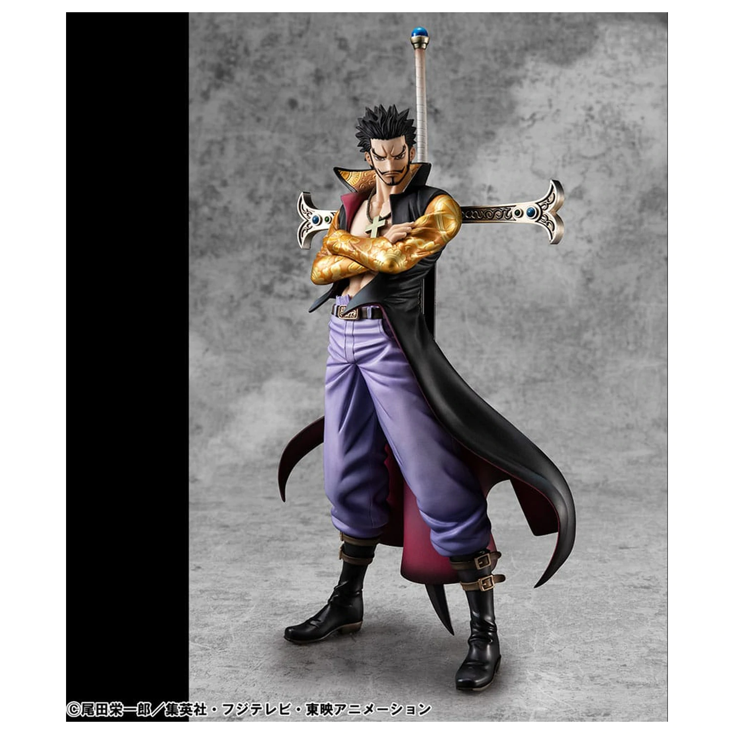 One Piece P.O.P SA-MAXIMUM PVC socha Hawk Eye Dracule Mihawk Ver. R 29 cm fotografii produktu