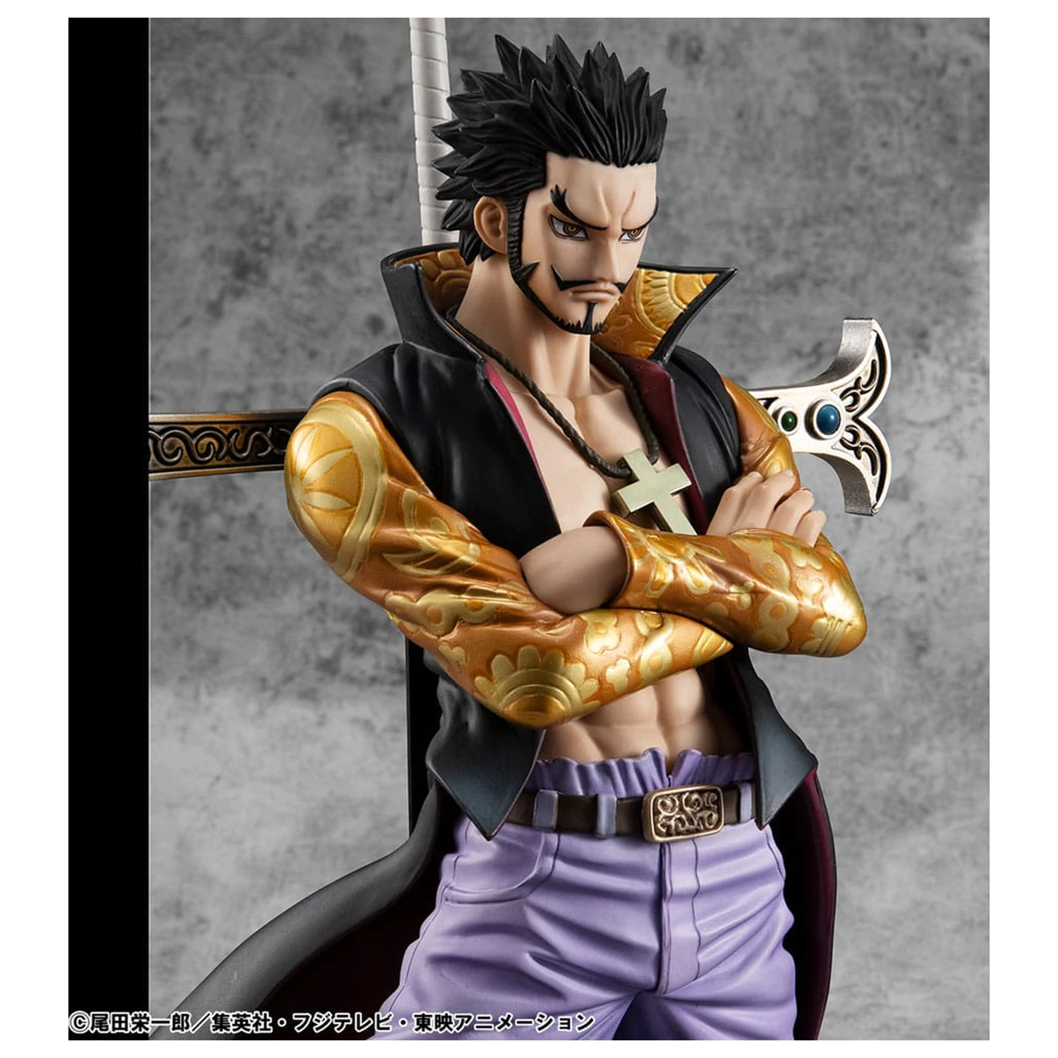 One Piece P.O.P SA-MAXIMUM PVC socha Hawk Eye Dracule Mihawk Ver. R 29 cm fotografii produktu