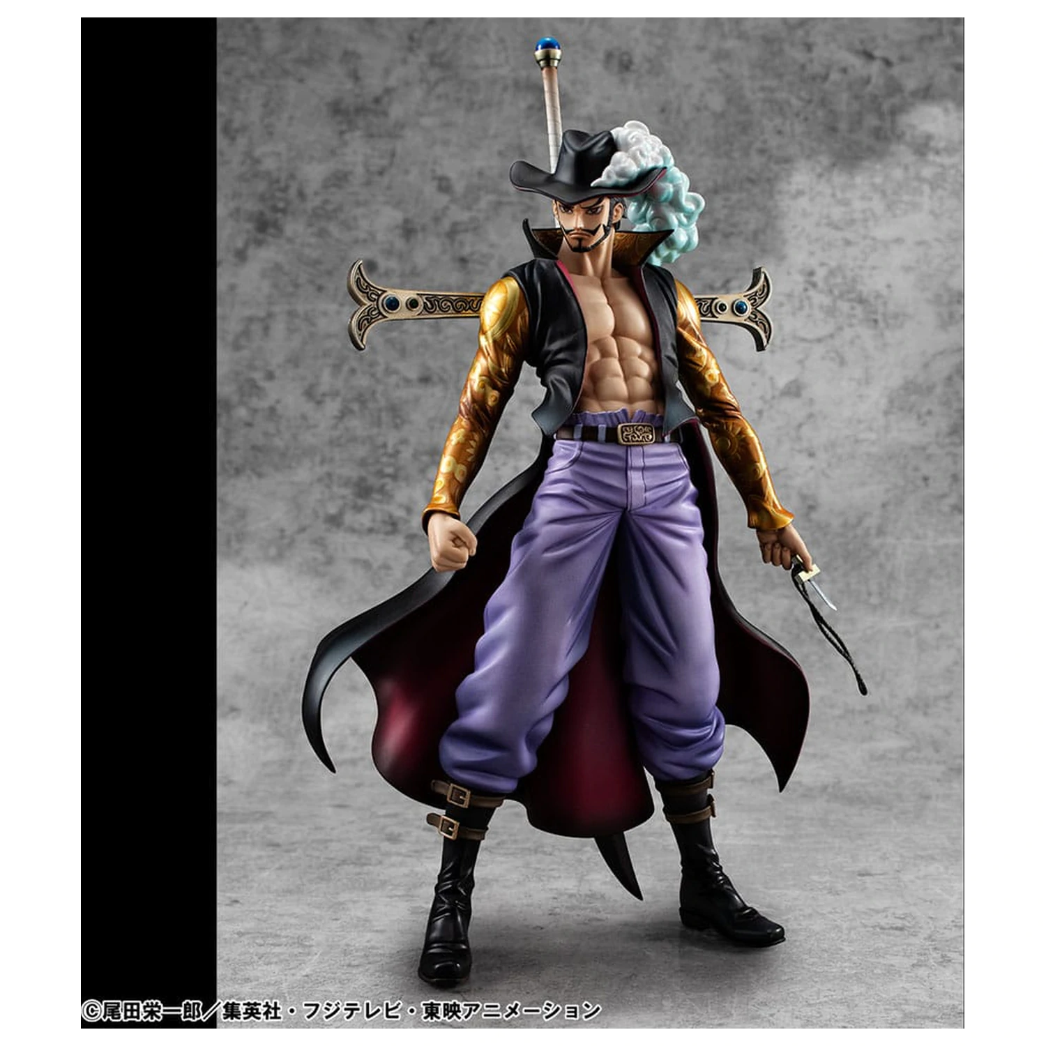 One Piece P.O.P SA-MAXIMUM PVC socha Hawk Eye Dracule Mihawk Ver. R 29 cm fotografii produktu
