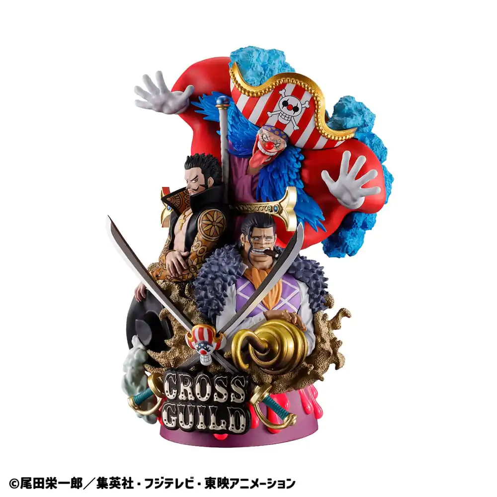 One Piece Petitrama DX PVC Mini Soška Logbox Re Birth 03 Cross Guild 15 cm fotografii produktu