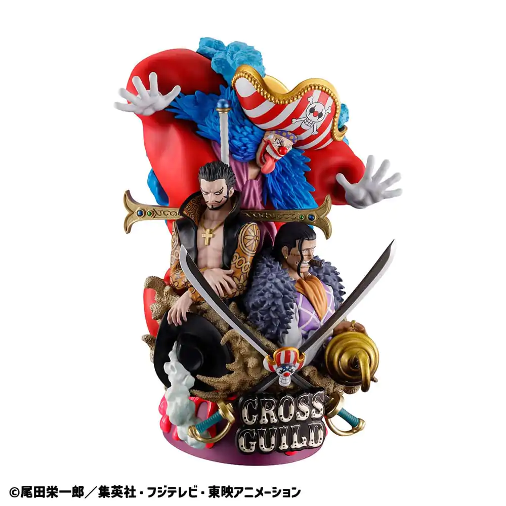 One Piece Petitrama DX PVC Mini Soška Logbox Re Birth 03 Cross Guild 15 cm fotografii produktu
