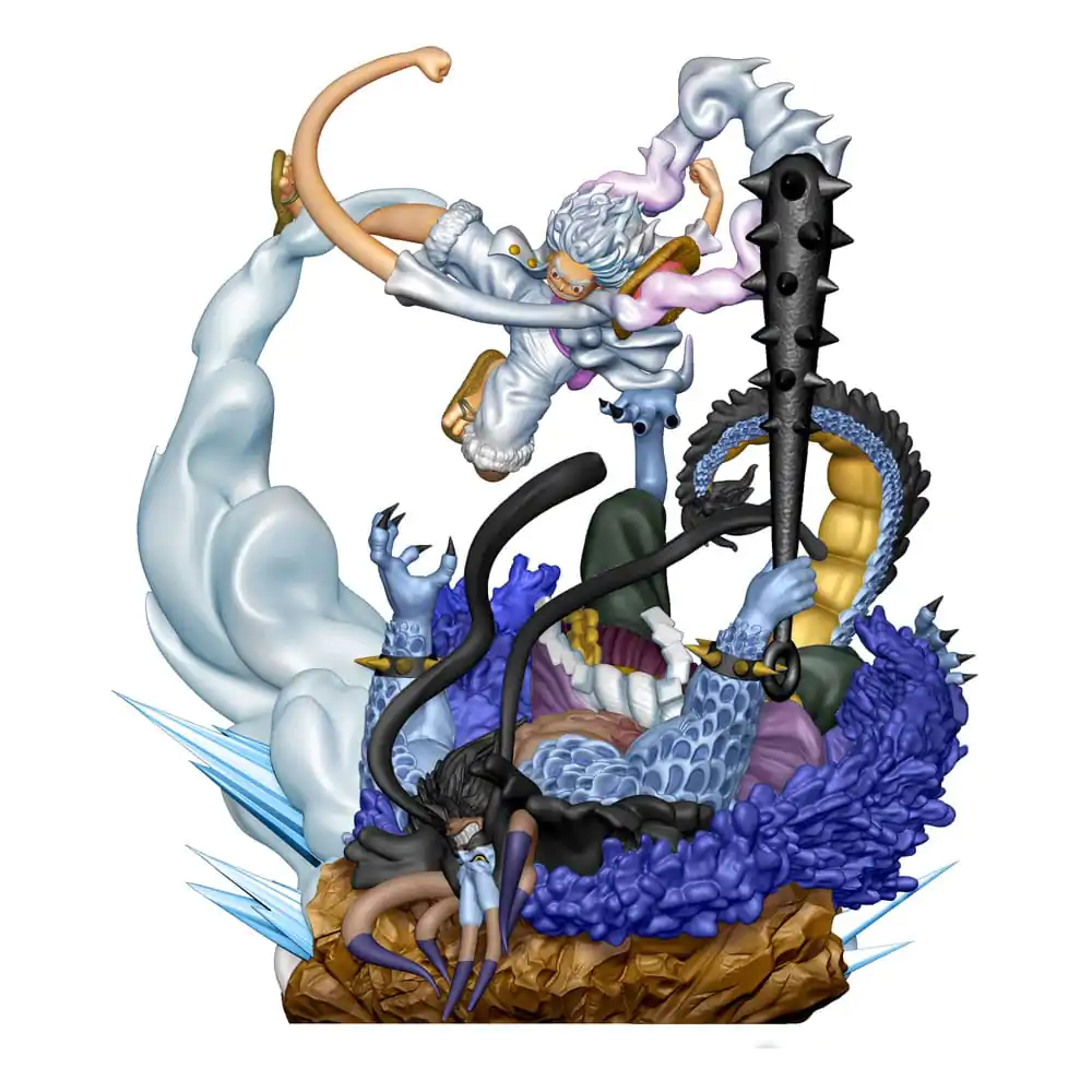 One Piece Petitrama PVC Mini figurka Logbox Re Birth Gear Fifth Special Set 9 cm fotografii produktu