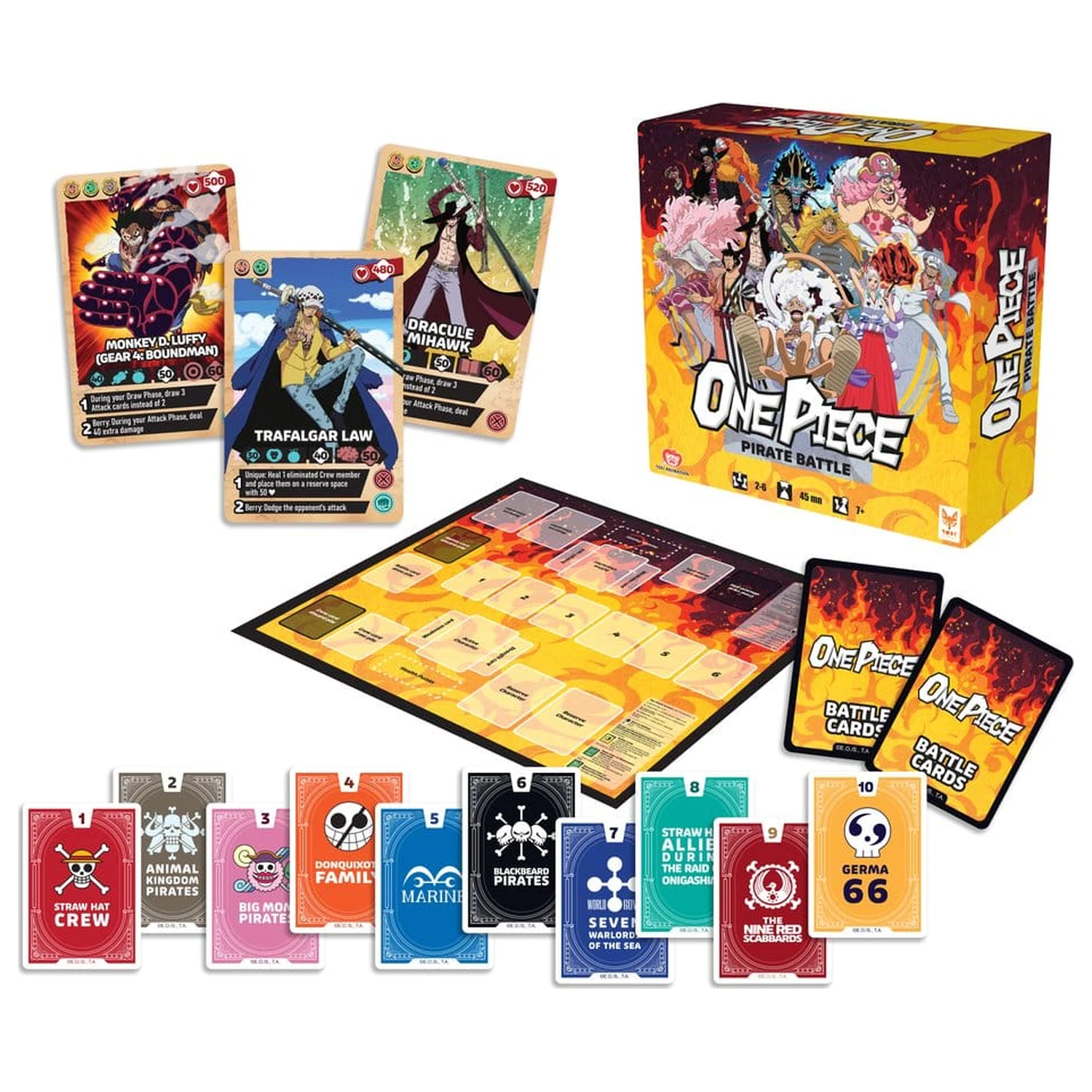 One Piece Board Game Pirate Battle *anglická verze* fotografii produktu