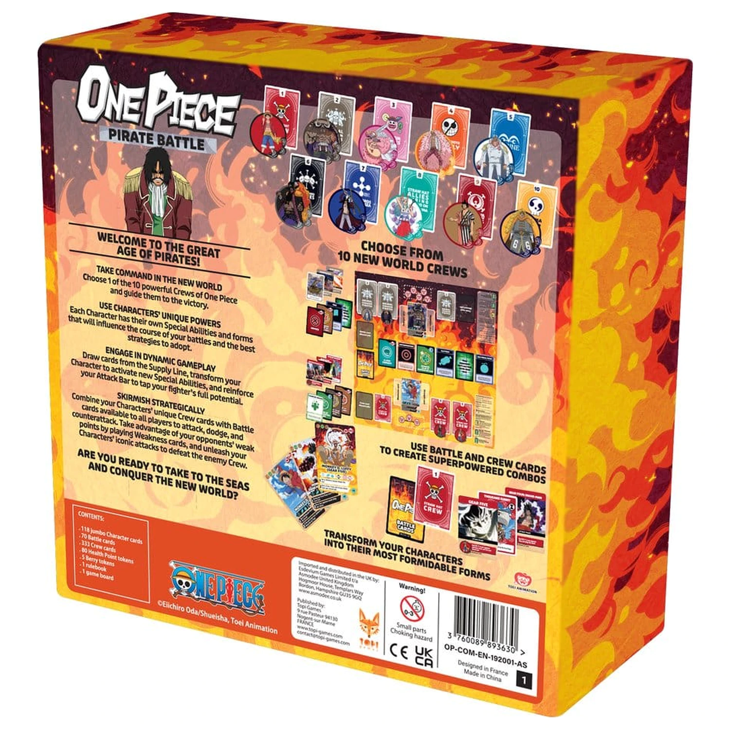 One Piece Board Game Pirate Battle *anglická verze* fotografii produktu