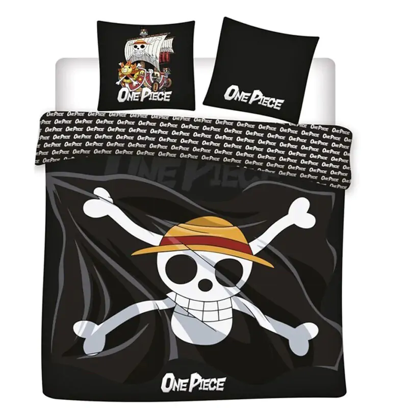 One Piece povlak na přikrývku z polybavlny na postel 135 cm fotografii produktu