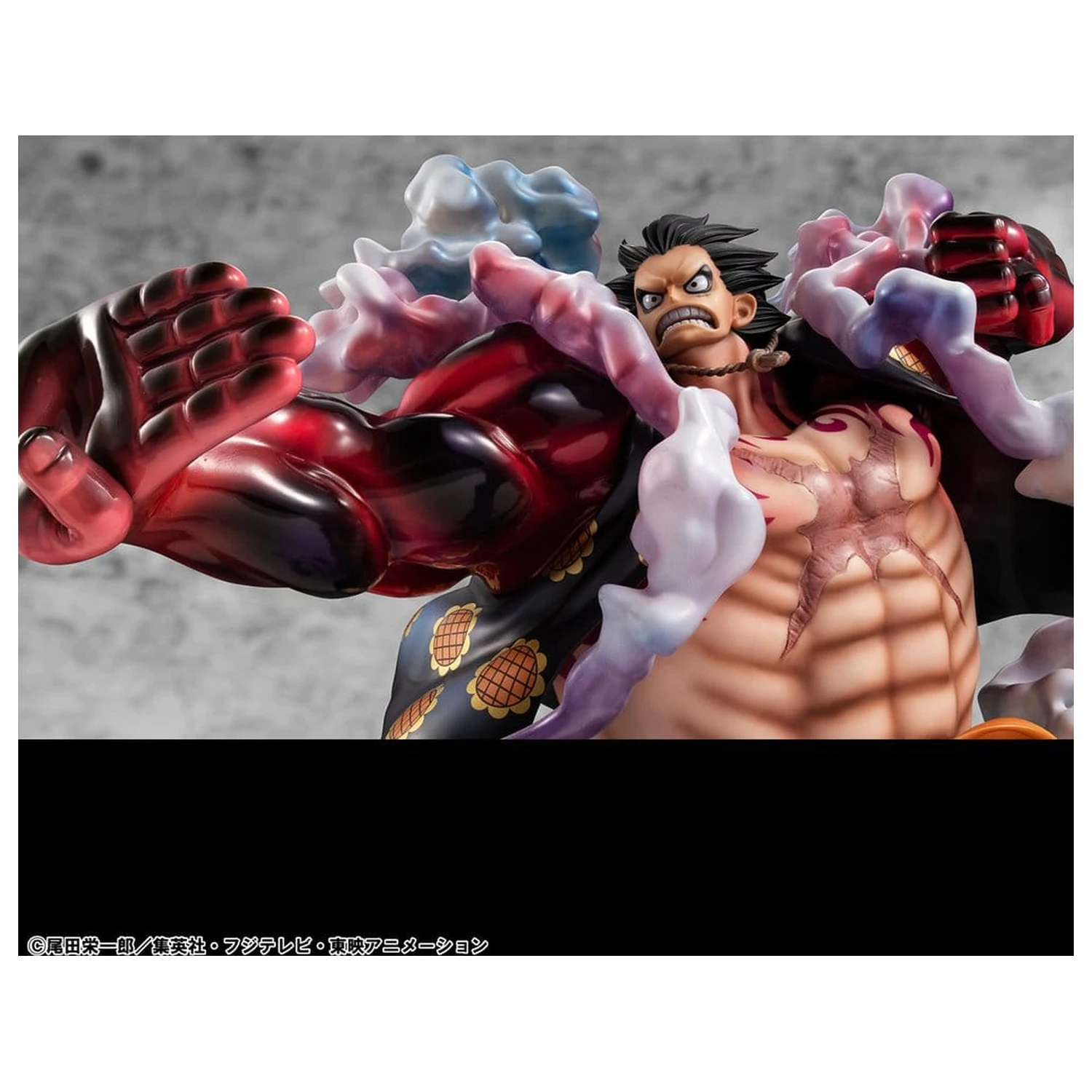 One Piece Portrait.Of.Pirates SA-Maximum PVC figurka Monkey D. Luffy Gear 4 Bounce-Man 10th Limited Ver. 30 cm fotografii produktu