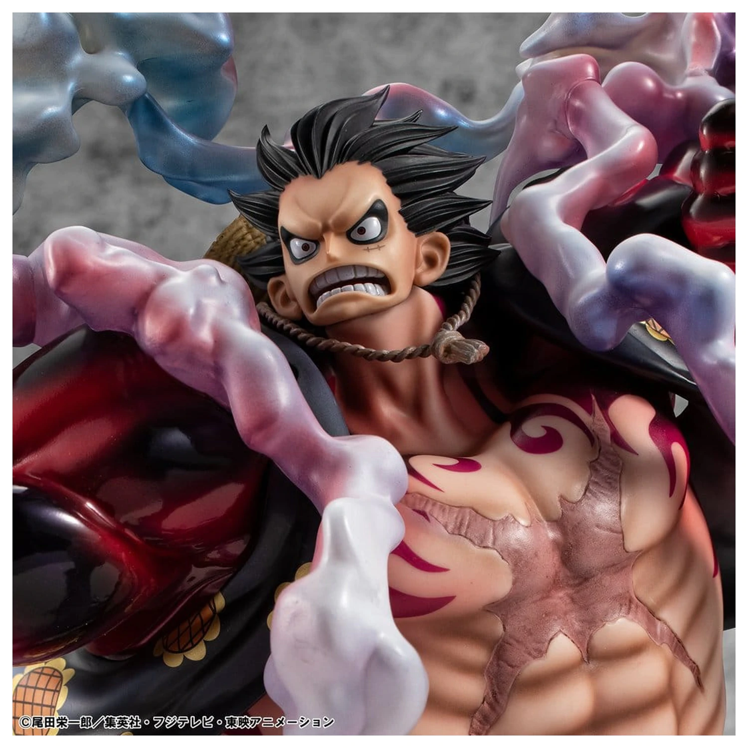 One Piece Portrait.Of.Pirates SA-Maximum PVC figurka Monkey D. Luffy Gear 4 Bounce-Man 10th Limited Ver. 30 cm fotografii produktu