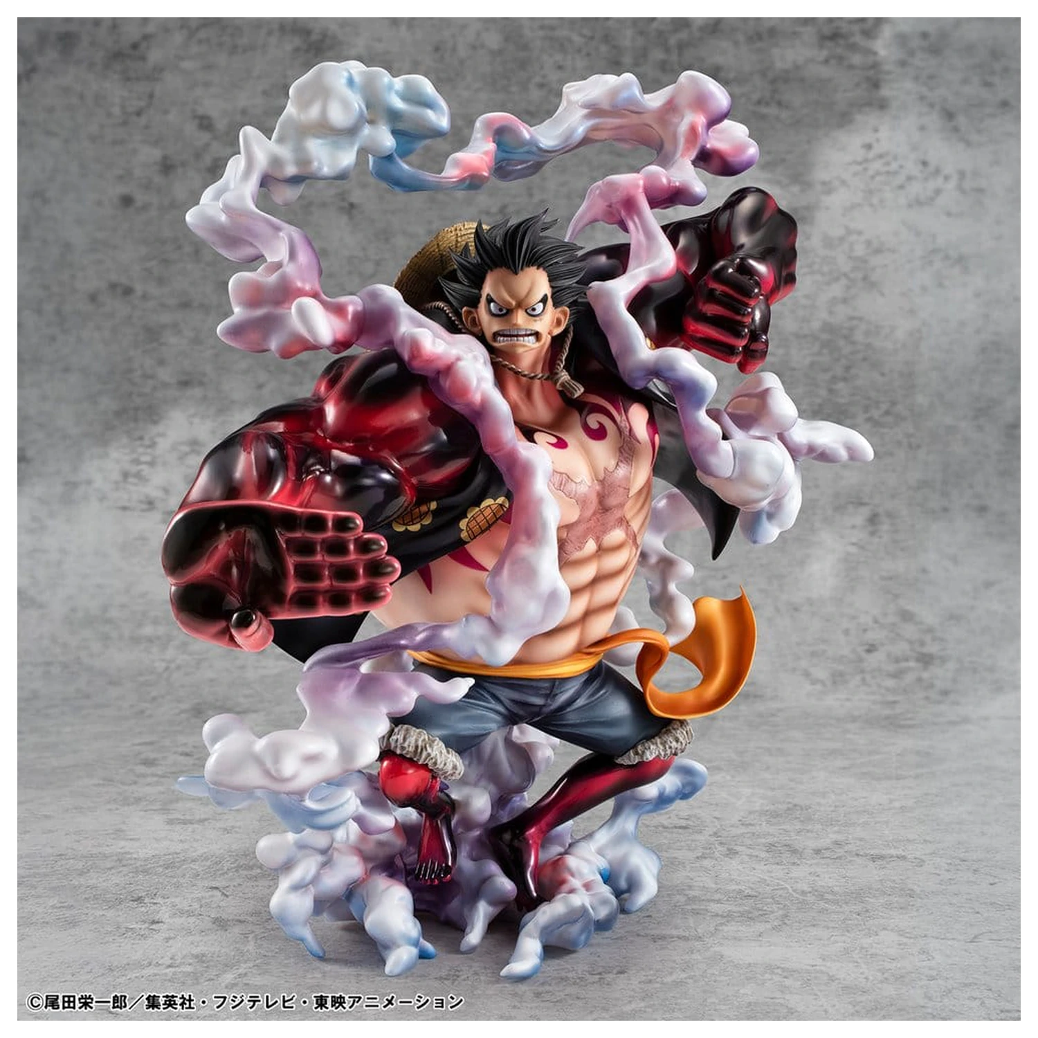 One Piece Portrait.Of.Pirates SA-Maximum PVC figurka Monkey D. Luffy Gear 4 Bounce-Man 10th Limited Ver. 30 cm fotografii produktu
