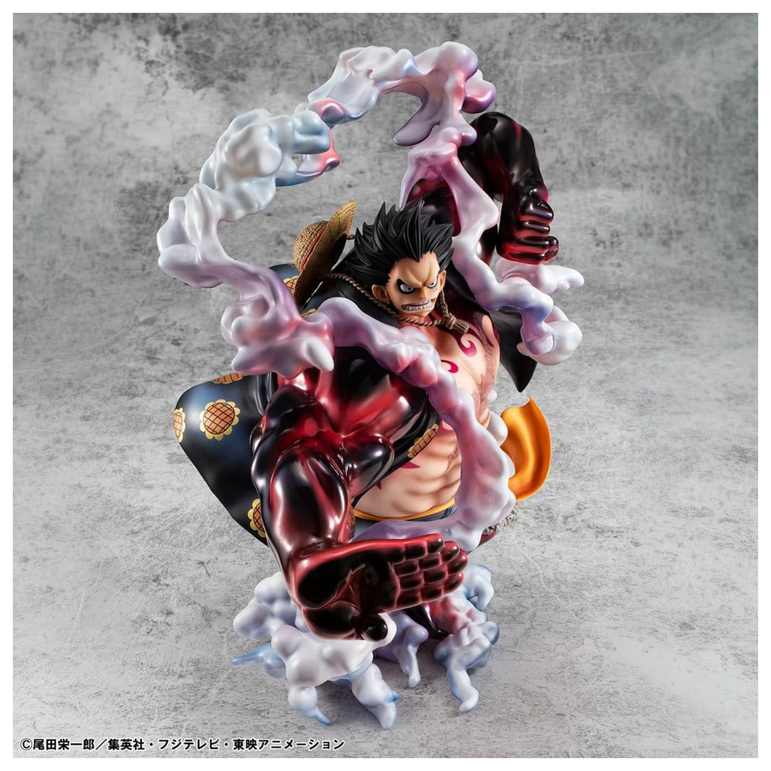 One Piece Portrait.Of.Pirates SA-Maximum PVC figurka Monkey D. Luffy Gear 4 Bounce-Man 10th Limited Ver. 30 cm fotografii produktu