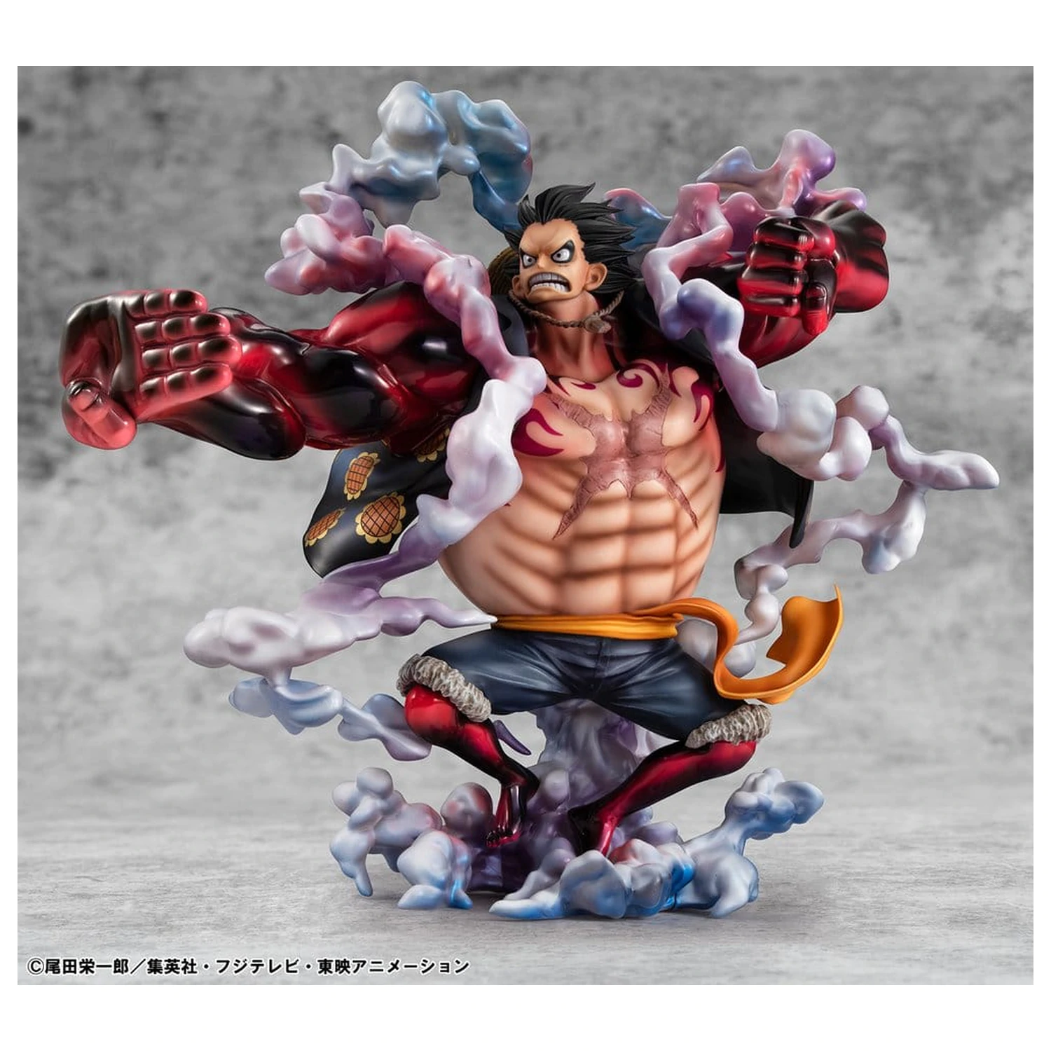 One Piece Portrait.Of.Pirates SA-Maximum PVC figurka Monkey D. Luffy Gear 4 Bounce-Man 10th Limited Ver. 30 cm fotografii produktu