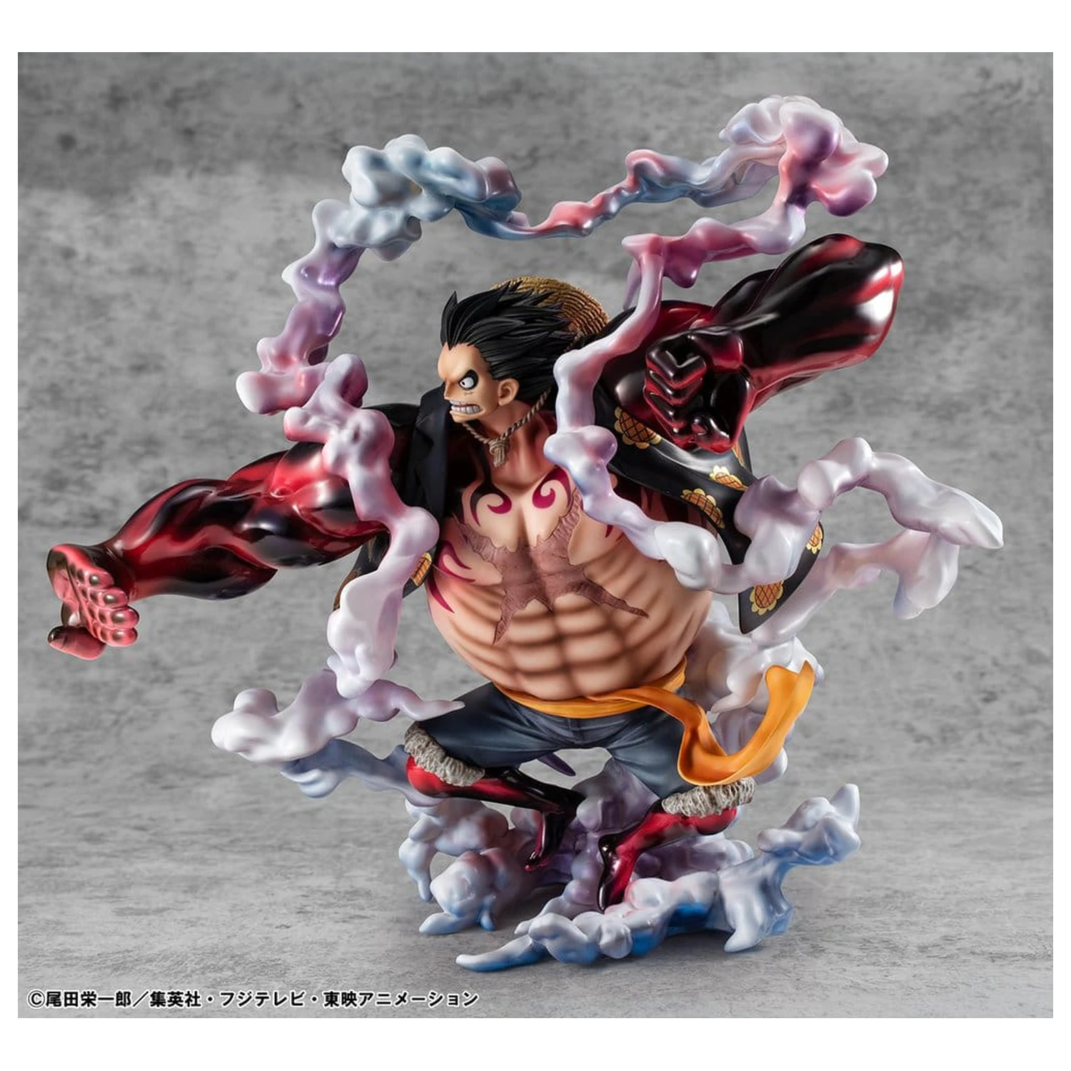 One Piece Portrait.Of.Pirates SA-Maximum PVC figurka Monkey D. Luffy Gear 4 Bounce-Man 10th Limited Ver. 30 cm fotografii produktu