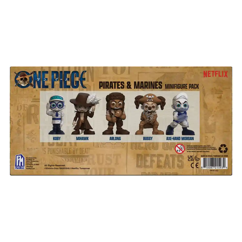 Sada mini figurek One Piece Piráti a mariňáci 6 cm fotografii produktu