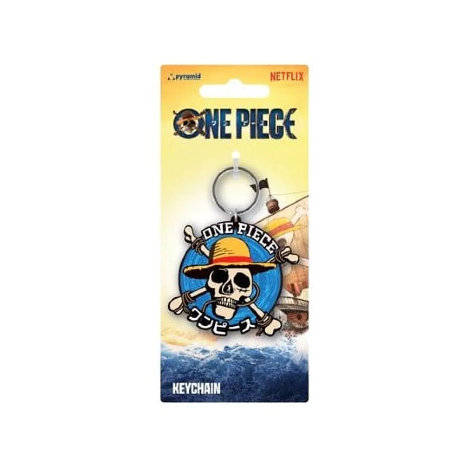 One Piece PVC klíčenka Live Action Straw Hat Crew Icon fotografii produktu