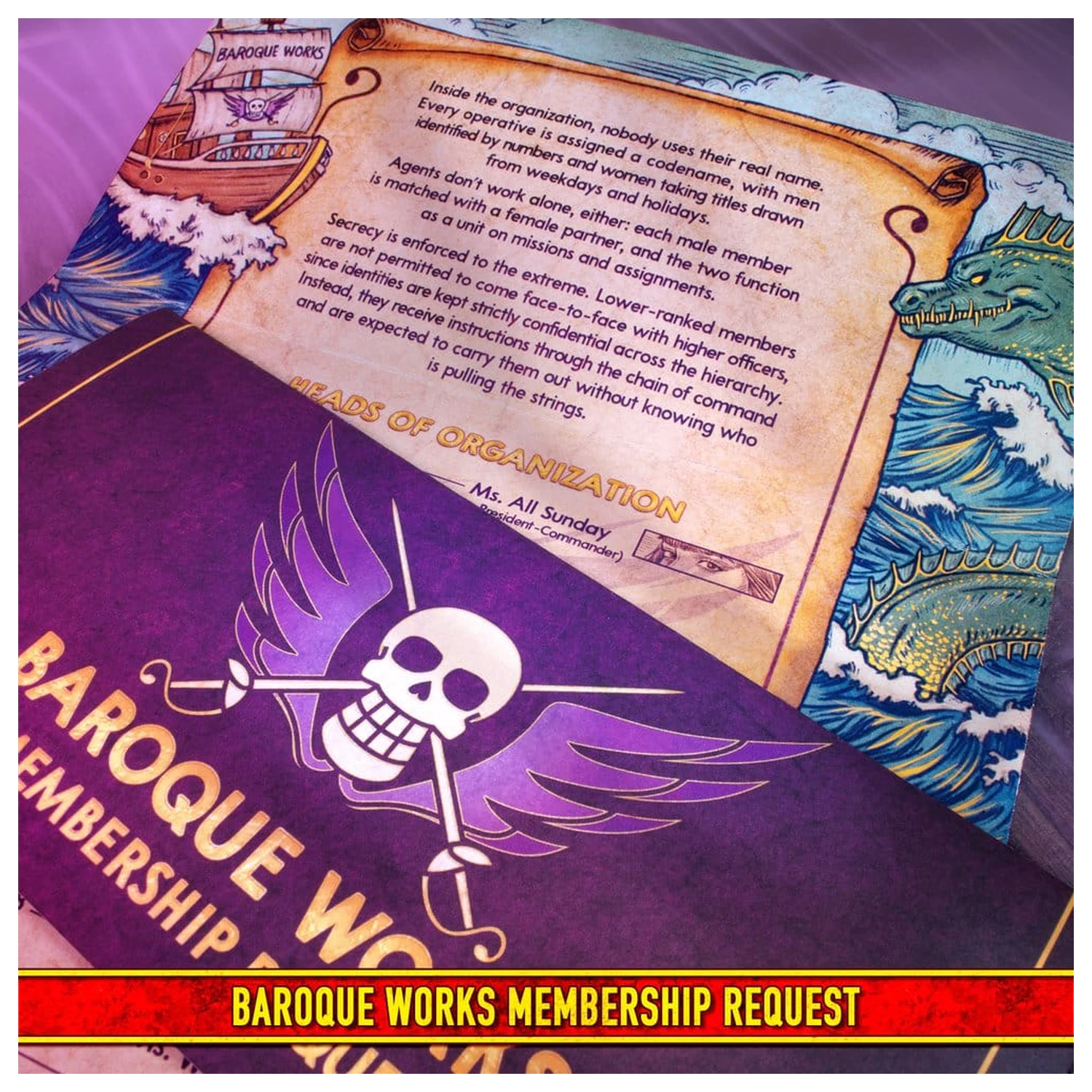 One Piece dárková krabička náborová sada fotografii produktu