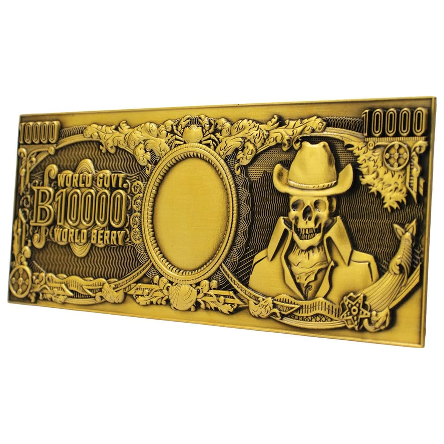 One Piece Replika 10 000 World Berry Kovová bankovka 6 x 15 cm fotografii produktu