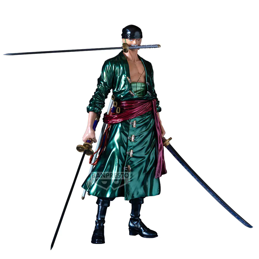 One Piece Roronoa Zoro Premium The Metallic figurka 30cm fotografii produktu