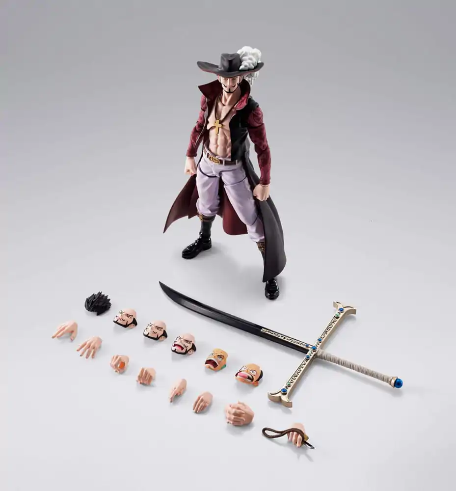 One Piece S.H.Figuarts akční figurka Dracule Mihawk Hawkeye 17 cm fotografii produktu