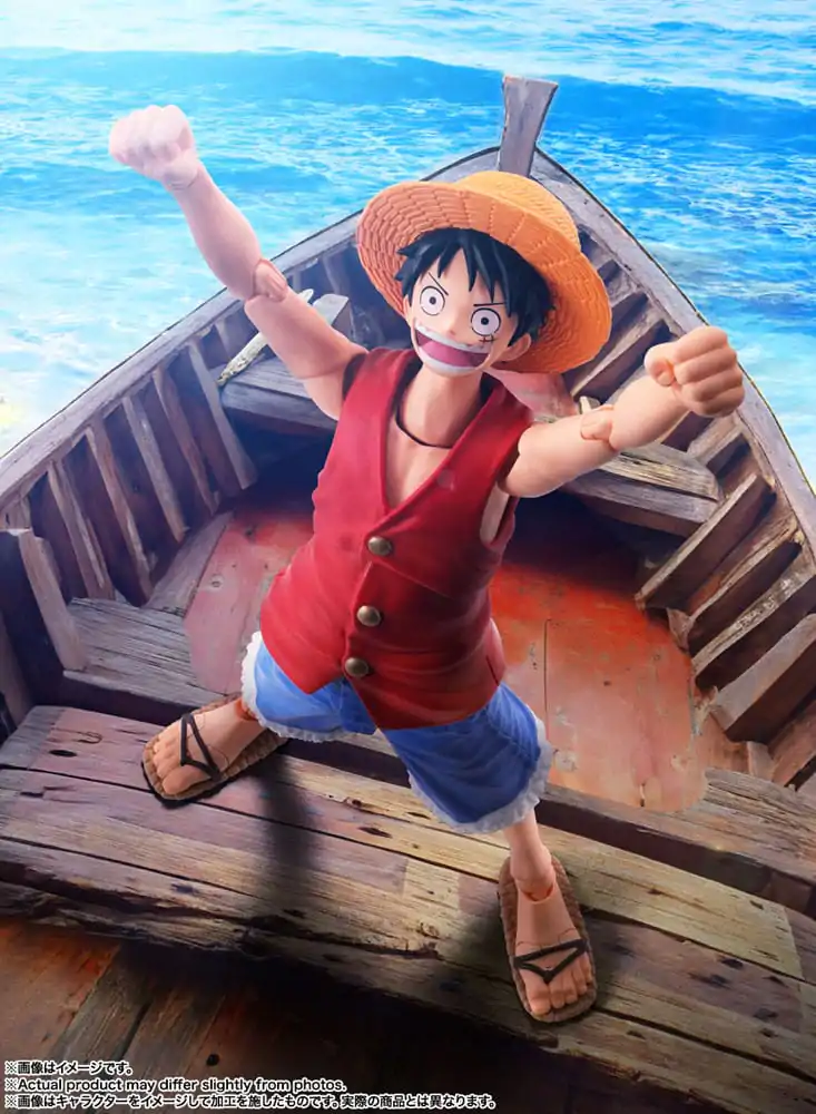 One Piece S.H. Figuarts Akční figurka Monkey D. Ruffy Romance Dawn 15 cm fotografii produktu