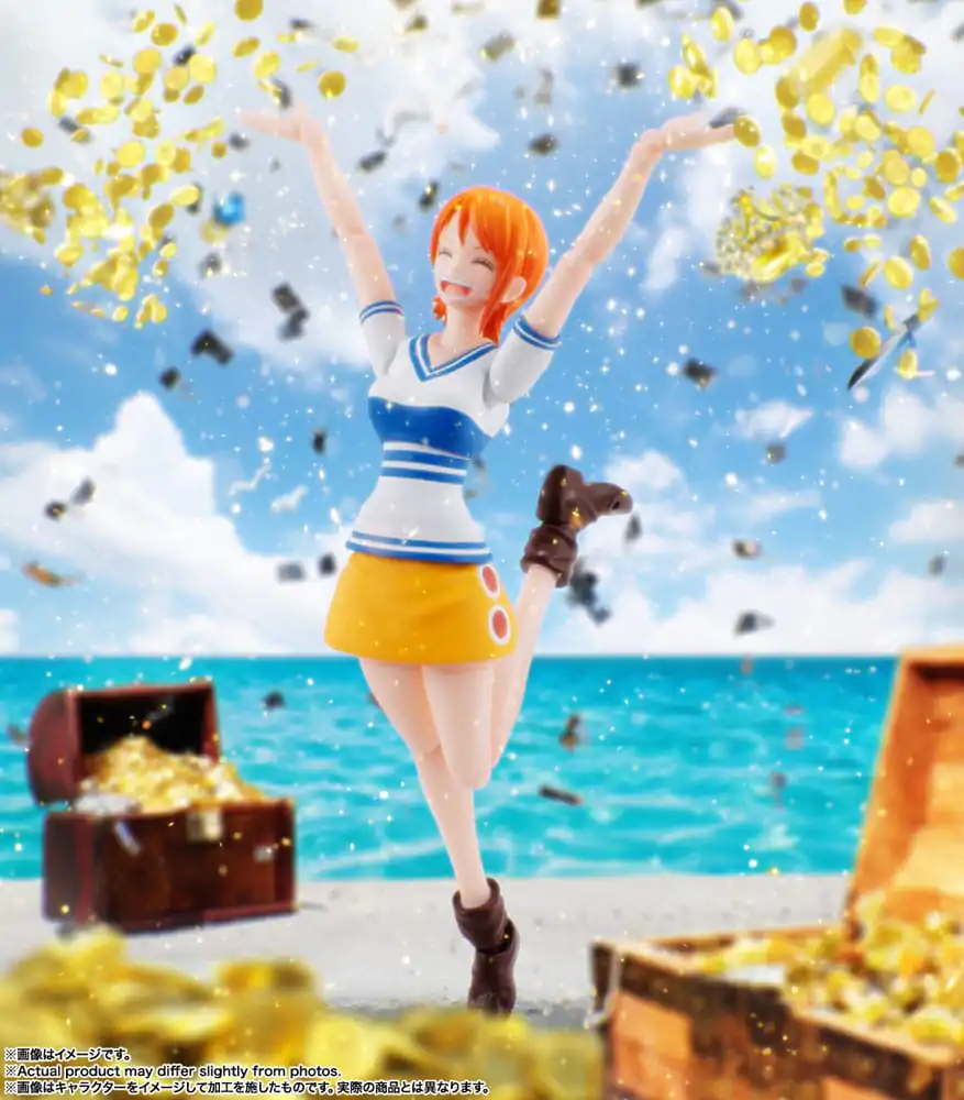 Akční figurka One Piece S.H. Figuarts Nami Romance Dawn 14 cm fotografii produktu