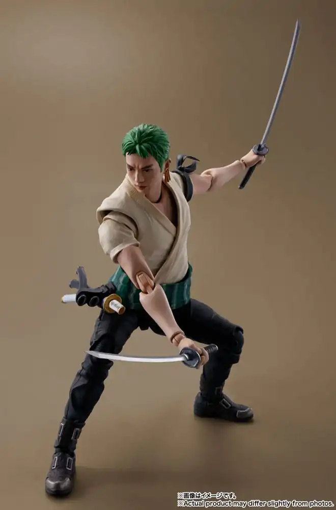 Akční figurka One Piece S.H. Figuarts Roronoa Zoro (Netflix) 14 cm fotografii produktu