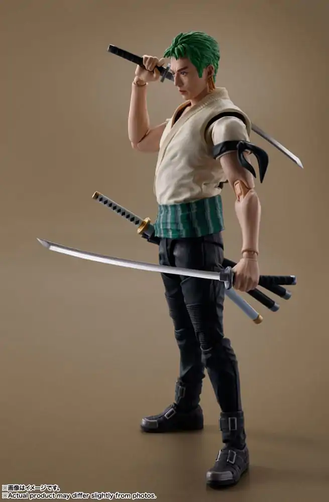 Akční figurka One Piece S.H. Figuarts Roronoa Zoro (Netflix) 14 cm fotografii produktu